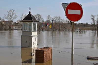 Уровень реки Ишим у села Абатское в Тюменской области превысил критическую отметку